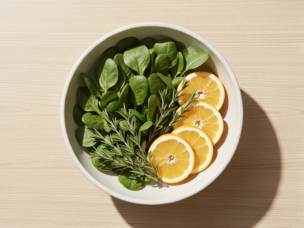 Frische gesunde Zutaten für eine ausgewogene Ernährung