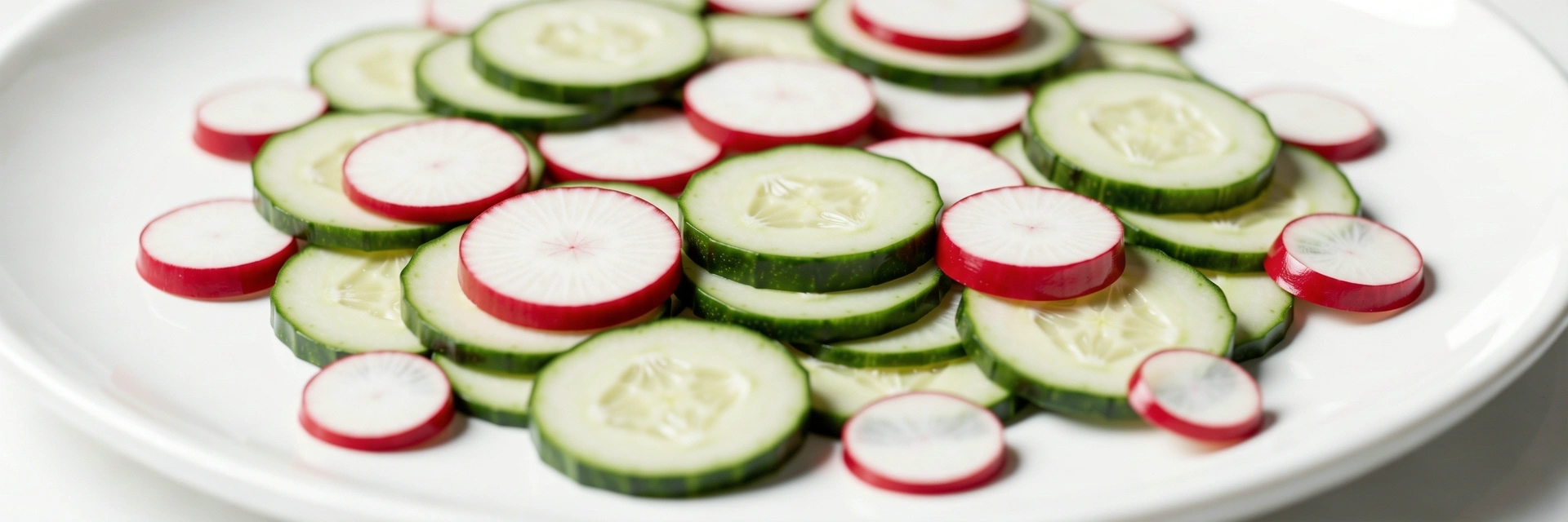 Frische gesunde Zutaten in geometrischer Anordnung